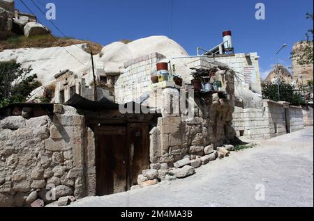 Cave abitazioni in Goreme Turchia Cappadocia. vvvbvanbree fotografie Foto Stock