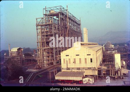 L'industria produce cinque fertilizzanti chimici di base: Fosfato, ammoniaca, urea, nitrato di ammonio e acido nitrico. India Foto Stock