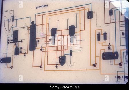 Gli impianti chimici producono olefine mediante steam cracking di liquidi di gas naturale come etano e propano. Gli aromatici sono prodotti mediante reforming catalitico della nafta. L'industria petrolchimica si occupa della produzione e del commercio di prodotti petrolchimici. Una parte importante è costituita dall'industria della plastica. Si interfaccia direttamente con l'industria petrolifera, in particolare con il settore a valle. Gli impianti petrolchimici convertono in prodotti le risorse naturali come il petrolio greggio e i liquidi di gas naturale Foto Stock