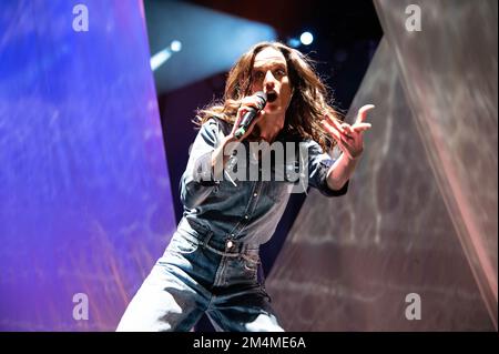 Edele Lynch di B Witched ha suonato all'OVO Hydro Glasgow il 19th dicembre 2022 Foto Stock