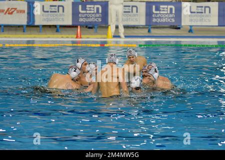 Piscina Bruno Bianchi, Trieste, Italia, 14 dicembre 2022, Pallanuoto Trieste durante Pallanuoto Trieste vs CN Noisy le sec - LEN Euro Cup Foto Stock