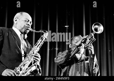 Festival de Jazz de Cannes. Fotografie dei programmi di Marshall Plan, mostre e personale Foto Stock