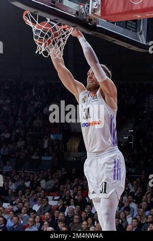 2022/23 Eurolega | FC Bayern München vs Real Madrid. MUSA Dzanan (Pallacanestro Real Madrid RMB31) Foto Stock