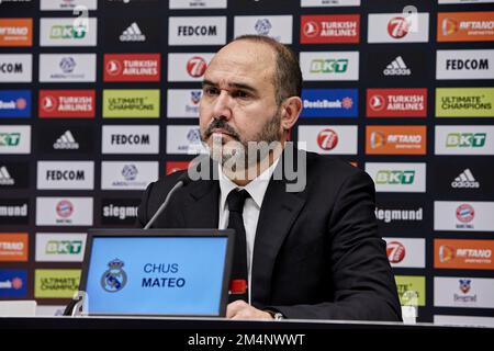 2022/23 Eurolega | FC Bayern München vs Real Madrid. MATEO Chus (allenatore di pallacanestro del Real Madrid) Foto Stock