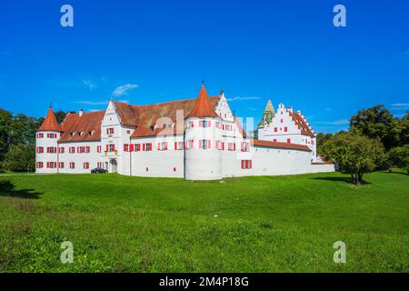 NEUBURG, GERMANIA - 5 SETTEMBRE: La casstle di caccia Gruenau vicino Neuburg, Germania il 5 settembre 2022. Foto Stock