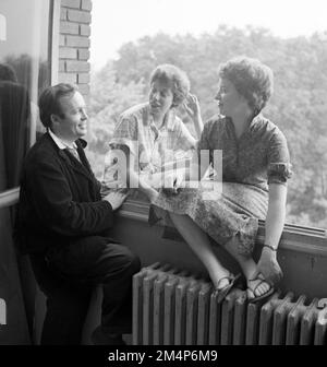 Cynthia Bloom, giovane Pittore USA. Fotografie dei programmi di Marshall Plan, mostre e personale Foto Stock