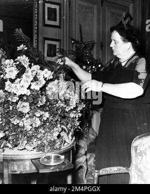 René Coty, nuovo presidente francese. Fotografie dei programmi di Marshall Plan, mostre e personale Foto Stock