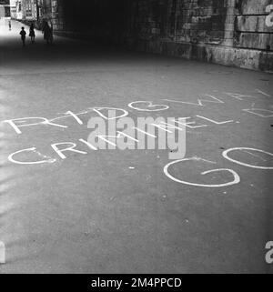 Manifesti comunisti e anticomunisti. Fotografie dei programmi di Marshall Plan, mostre e personale Foto Stock