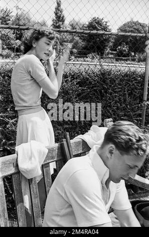 Giocatori di tennis 1949 Foto Stock