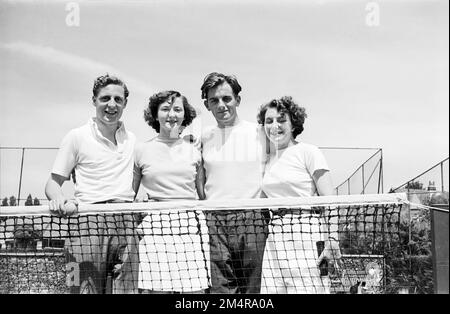 Giocatori di tennis 1949 Foto Stock