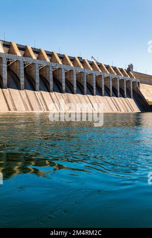 Diga del Capo Joseph; secondo produttore più grande di potere negli Stati Uniti; diga idroelettrica sul fiume di Columbia; stato di Washington; Stati Uniti Foto Stock