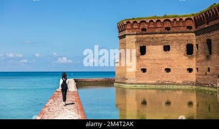 Fort Jefferson, Dry Tortugas National Park, Florida Foto Stock