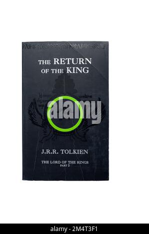 Calgary, Alberta - 22 dicembre 2022: Copertina di J.R.R. Il ritorno del Re di Tolkien, parte della Trilogia del Signore degli anelli. Foto Stock