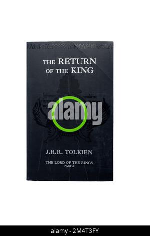 Calgary, Alberta - 22 dicembre 2022: Copertina di J.R.R. Il ritorno del Re di Tolkien, parte della Trilogia del Signore degli anelli. Foto Stock