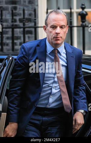 Westminster, Londra, Regno Unito, 22nd novembre 2022. Dominic Raab MP, Vice primo Ministro, Lord Cancelliere, Segretario di Stato per la Giustizia.. I ministri partecipano al Th Foto Stock