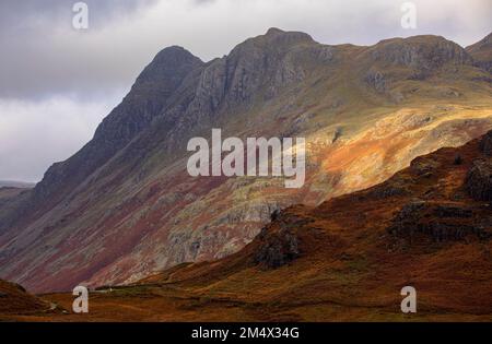 The Langdale Pikes Foto Stock