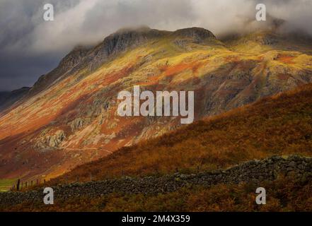 The Langdale Pikes Foto Stock