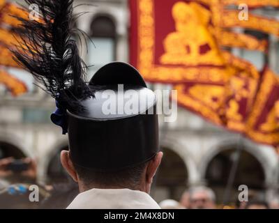 Festa di San Marco in Piazza San Marco, Venezia Foto Stock