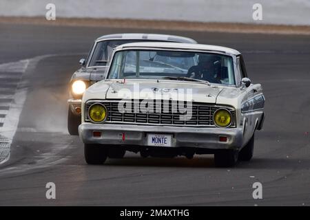 DaN Williamson, Ford Falcon Sprint, Adrian Flux Trophy per Transatlantic Pre ’66 Touring Cars, prevalentemente V8 americana vs il Regno Unito stalwarts F. Foto Stock