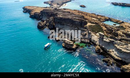 Antenna delle isole Farasan, Regno dell'Arabia Saudita Foto Stock