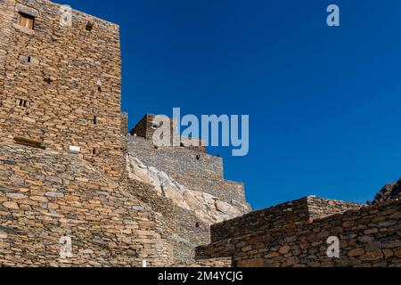 Zee al-Ayn storico villaggio di montagna, Regno dell'Arabia Saudita Foto Stock