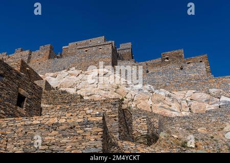 Zee al-Ayn storico villaggio di montagna, Regno dell'Arabia Saudita Foto Stock