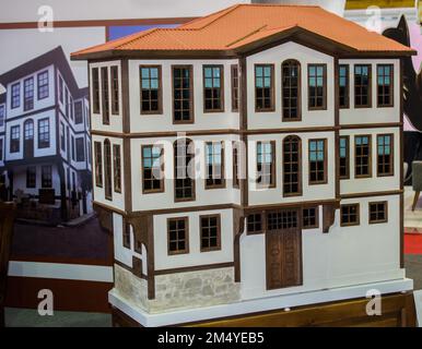 Piccolo modello di esempio di straordinaria turco architettura tradizionale Foto Stock