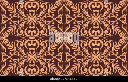 Un vettore di un motivo vintage - perfetto per lo sfondo Illustrazione Vettoriale