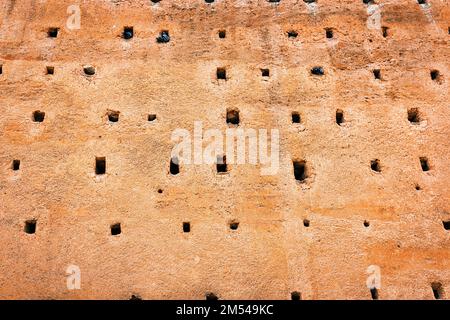 Resti del muro della Grande Moschea incompiuta, Rabat, Rabat-sale-Kenitra, Marocco Foto Stock