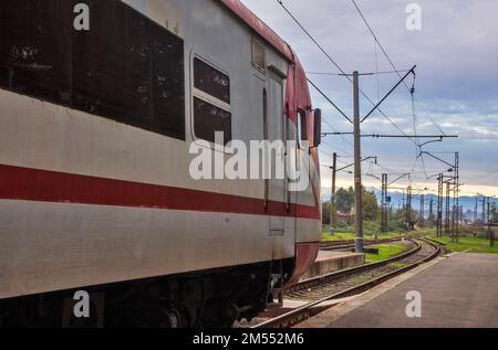 Stazione ferroviaria di Zugdidi. Georgia Foto Stock