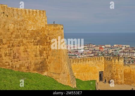 Cittadella Naryn-Kala a Derbent. Repubblica di Dagestan. Russia Foto Stock