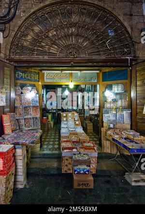 Negozio di fronte - al-Hamidiyah Souq Damasco, Siria Foto Stock