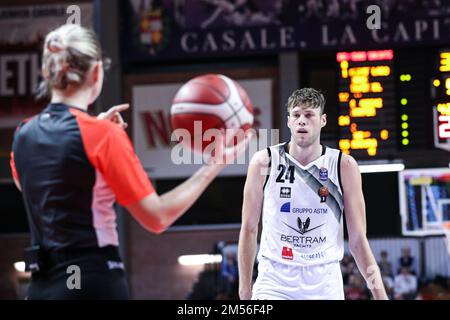 Italia Casale (al) 26-12-2022 Daum Mike durante la partita del Campionato Italiano di Basket A1 Bertram Derthona Basket Tortona vs NutriBullet Treviso (90-95) vince Treviso Credit: Norberto Maccagno/Alamy Live News Foto Stock