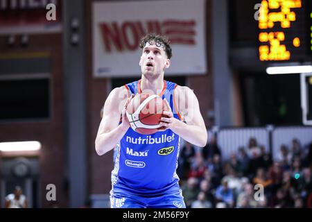 Italia-Casale (al) 26/12/2022 - Jantunen Mikael durante la partita del Campionato Italiano di Basket A1 Bertram Derthona Basket Tortona vs NutriBullet Treviso (90-95) vince Treviso Credit: Norberto Maccagno/Alamy Live News Foto Stock