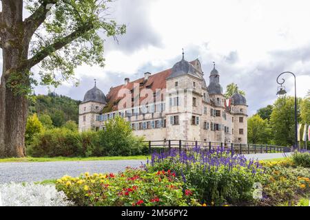 Mitwitz, Germania - 16 settembre 2022: Antico castello Mitwitz forma 16th ° secolo in alta Franconia, Baviera in Germania Foto Stock