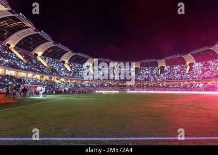 Bari, Italia. 26th Dec, 2022. SSC Bari Supporters durante SSC Bari vs Genova CFC, Campionato Italiano di calcio Serie B a Bari, 26 2022 Dicembre Credit: Independent Photo Agency/Alamy Live News Foto Stock