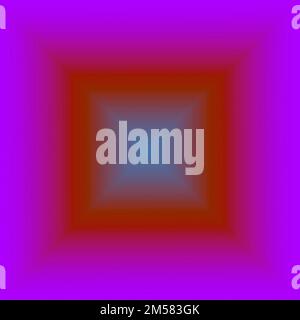 Multi-layer di fotogrammi sfumati viola e rosso 3D per sfondo astratto Foto Stock