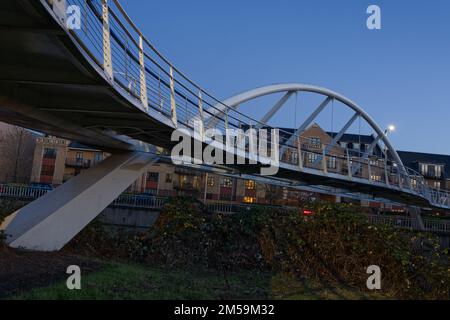 Equiano Bridge, Cambridge, Regno Unito Foto Stock