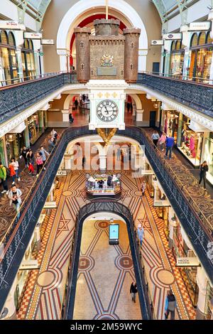 Sydney. Nuovo Galles del Sud. Australia. Centro commerciale Queen Victoria Building Mall Foto Stock