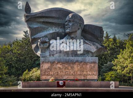 Berlino, Prenzlauer Berg, Greifswalder Str., Ernst-Thälmann-Denkmal Foto Stock