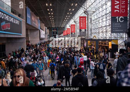 New York, Stati Uniti. 08th Ott 2022. New York Comic con Scene, cosplayers al Javits Center. Veronica Bruno/Alamy Foto Stock