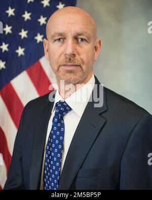 Patrick MacKenzie riflette in tempo alla guarnigione Joint base Myer-Henderson Hall prima del pensionamento. Foto Stock