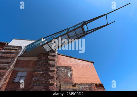 Parte della moderna conversione dell'ex Sala del Congresso Nazionale Socialista in un centro di documentazione, Norimberga, Franconia Centrale, Baviera Foto Stock