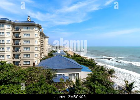 LAN Rung 4-star resort in Ba Ria - Vung Tau provincia, Vietnam - 21 dicembre 2022: Vista di LAN Rung 4-star resort in Ba Ria - Vung Tau provincia, Vietn Foto Stock