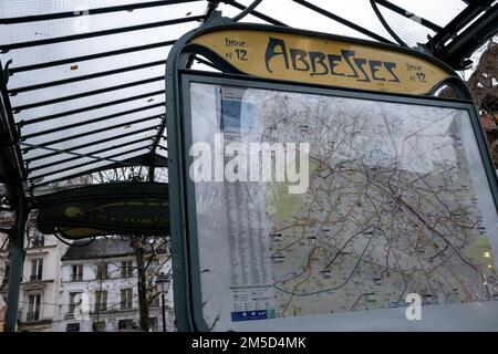 Francia, Parigi, 2021-12-04. Illustrazione del turismo e della vita quotidiana nella Grande Parigi. Fotografia di Martin Bertrand. Francia, Parigi, le 2021-12-04. IO Foto Stock