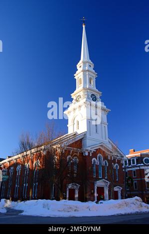 Old North Church, Portsmouth, New Hampshire Foto Stock