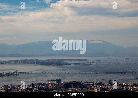Ponte Rio-Niterói. Foto Stock
