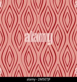 Pattern vettoriale senza giunture Rhombus. Disegnato a mano. Ideale per tessuti e imballaggi. Illustrazione Vettoriale