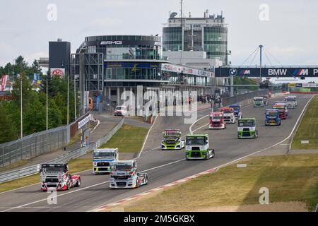 ADAC Truck Grand Prix 2022, Mittelrhein Cup. Circuito di Nuerburgring, Renania-Palatinato, Germania Foto Stock