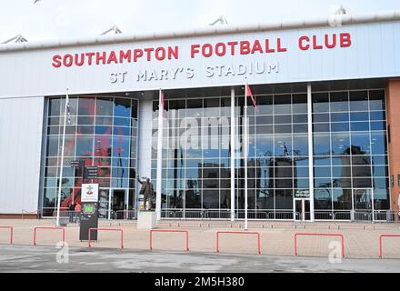 Southampton Football Club St Mary's Stadium Hampshire, Inghilterra, Regno Unito Foto Stock